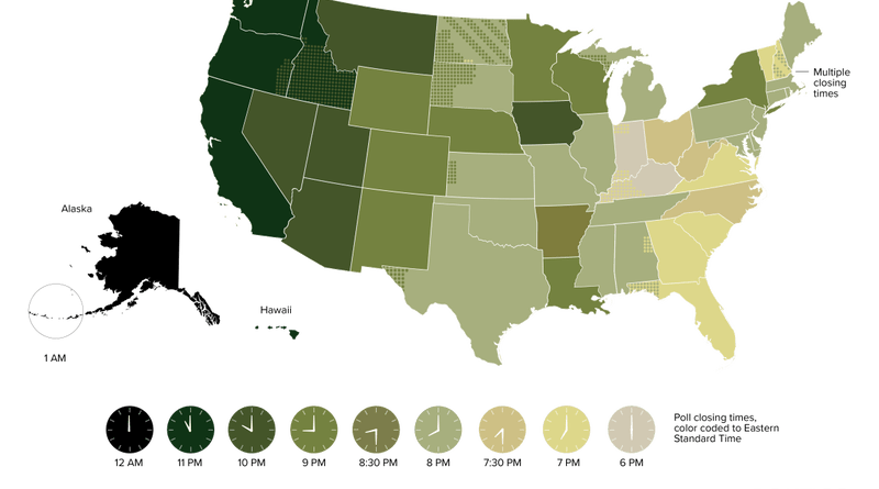 US-Elections: Différentes heures de fermeture des bureaux de vote post thumbnail image