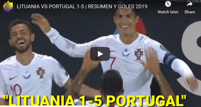 Euro 2020 – Portugal vs Lituanie 5 buts à 1: Cristiano Ronaldo en a inscrits 4 post thumbnail image