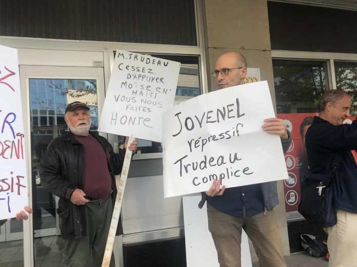 Canada : des Montréalais devant le bureau du PM Trudeau pour soutenir la lutte anti-Jovenel post thumbnail image