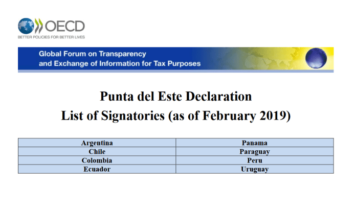 La RD adhère à la « Déclaration de Punta del Este » contre l’évasion fiscale et la corruption post thumbnail image